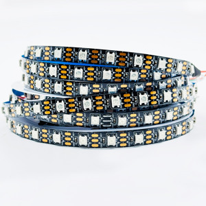 Ws2812b 5V 60D địa chỉ <span class=keywords><strong>LED</strong></span> SMD <span class=keywords><strong>5050</strong></span> IP65 RGB được xây dựng trong IC lập trình <span class=keywords><strong>pixel</strong></span> KTV Bar <span class=keywords><strong>LED</strong></span> tự dính dải ánh sáng - Product Image 3