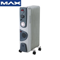 HY-B4 roulette rempli d'huile radiateurs chauffe-7fins/9fins/11fins/13 ailettes avec turbo ventilateur et 24 heures minuterie disponible