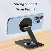 Vente chaude support pour téléphone de bureau berceau dock télescopique magnétique pliant support de téléphone portable réglable pour magsafe iPhone