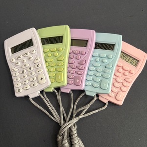 Portable Lanyard Calculator 8 Digit Battery Powered Pocket Size With Logo KK1660 - Product Image 1