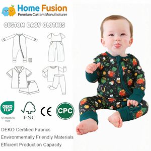 Nueva <span class=keywords><strong>Ropa</strong></span> Suave para Bebé, 95% Bambú, 5% Elastano, Mameluco para Bebé con Estampado, Pijama <span class=keywords><strong>de</strong></span> Bambú con Cierre para Bebé - Product Image 2