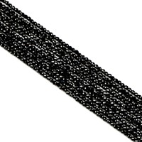 Perles de pierre naturelle International Wind, spinelle noire, facettées à coupe dure, faites à la main, 2mm/3mm, rose 4mm, en vrac pour la fabrication de bijoux