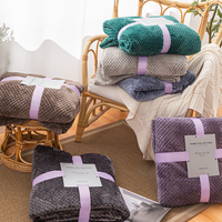 Manta de Invierno Personalizada Hesen para Cama Doble, Blanca, Cálida, de Felpa, para Dormitorio, Textil para el Hogar, Manta de Felpa Coral