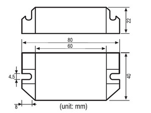 AC 110V 120V 60Hz PLS T5 4W 6W 7W 8W 9W 10W Lámpara Balasto electrónico - Product Image 2