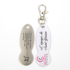 New Style Custom Metal Keychain Shopping <strong>Trolley</strong> <strong>Coin</strong>, Cheap Custom Token <strong>Coins</strong> - Product Image 1