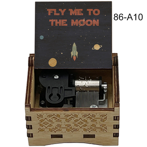 กล่องดนตรีไขลานวินเทจ <span class=keywords><strong>Fly</strong></span> <span class=keywords><strong>Me</strong></span> <span class=keywords><strong>to</strong></span> <span class=keywords><strong>the</strong></span> <span class=keywords><strong>Moon</strong></span> 18 โน้ต กลไกสีเงิน ของขวัญดนตรีพิเศษสำหรับเพื่อน ครอบครัว งานวันเกิด - Product Image 5