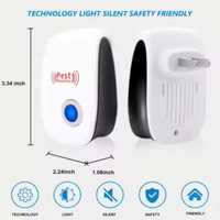 Répulsif Ultrasonique Intérieur en Gros, Dispositif Électrique à État Solide pour Contrôler les Rongeurs, Moustiques, Fourmis, Souris, Puces et Rats