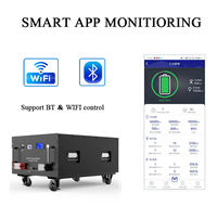 Certified 48V 32kWh 30kWh 600Ah Split Stackable Hybrid Grid Home Solar LiFePO4 Power Wall Energy Storage Battery Smart BMS