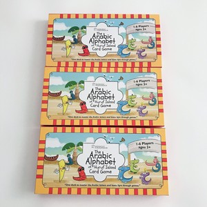 Service d'impression de jeu de cartes mémoire d'alphabet numérique <span class=keywords><strong>arabe</strong></span> animal des douanes pour enfants - Product Image 1