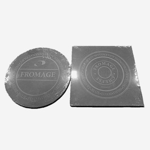 Nouveau sous-verre en <span class=keywords><strong>ardoise</strong></span> noire populaire 4 pièces dans un support en bambou - Product Image 2