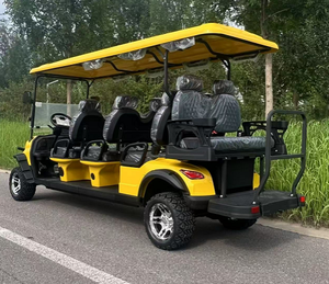 รถกอล์ฟออฟโรดไฟฟ้า8-Seater ผ่านการรับรอง CE พร้อมแบตเตอรี่ลิเธียมที่สามารถปรับแต่งได้สำหรับใช้ในคลับและการชอปปิงในเมือง - Product Image 2