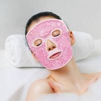 Masque oculaire en gel doux et réutilisable pour le visage, rafraîchissant, confortable, pour la santé et le soulagement du stress, masque facial chaud et froid