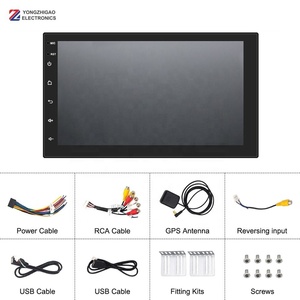 Voyeego เครื่องเล่นดีวีดีติดรถยนต์ขนาด7นิ้วแบบ2 DIN 2 DIN, เครื่องเล่นดีวีดีในรถยนต์เครื่องเล่นดีวีดีแบบหน้าจอสัมผัสสเตอริโอแอนดรอยด์เครื่องเล่นดีวีดีบลูทูธ - Product Image 2