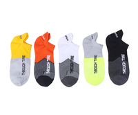 Chaussettes de sport pour hommes tricotées personnalisées Chaussettes de course à fort amortissement avec logo