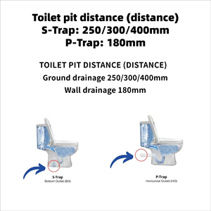 <span class=keywords><strong>WC</strong></span> Moderno in Ceramica Colorata con Sifone, Design Eco-Friendly a Doppio Scarico, Montaggio a Pavimento, Funzioni di Risparmio Idrico e Deodorante - Product Image 5