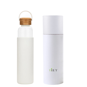 Bouteille d'eau en <span class=keywords><strong>verre</strong></span> borosilicaté sans bpa 750ml bouteille d'eau en silicone pour sodastream - Product Image 6