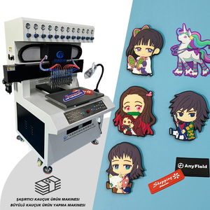bibo 2025 Machine de fabrication de badges en PVC entièrement automatique 12 couleurs Dagtm Pvc-patch-making-machine - Product Image 3