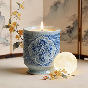 Bougie parfumée à la cire de soja sur le thème du zodiaque, cadeau pour les amateurs d'<span class=keywords><strong>astrologie</strong></span>, avec boîte - Product Image 2