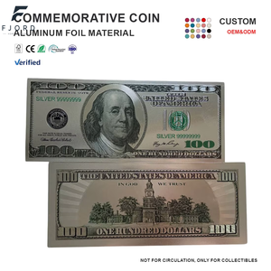 Monedas Conmemorativas de Papel de Plata Americanas de Gran Demanda, Artesanías de Papel de Plata, Monedas de Recuerdo No Monedas Legales - Product Image 1