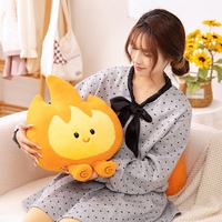Coussin universel en peluche super douce petite conception de flamme banc anti-Stress banc de voiture de bureau PP coton rempli de techniques lavées