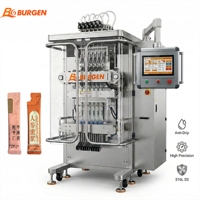 Machine d'emballage automatique multi-voies haute vitesse pour sachets de collagène liquide, conception OEM, remplissage et scellage