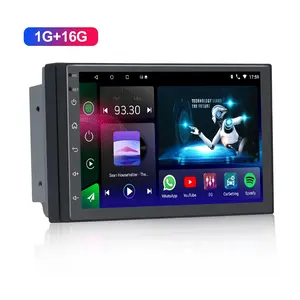 Jmance 7inch 2 Din 1+16/2+32GB 1024*600 BT Support Wireless/Wired Carplay Android Auto Car Radio Navigation