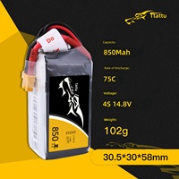 Batteries FPV UAV GeeR 450 650 850 1300 1550 1800 mAh 3S 4S 6S 75C avec connecteurs XT30 XT60