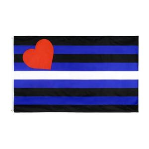 Большой утепленный флаг 3 'x 5' из полиэстера, гей-кожа, открытый флаг - Product Image 3