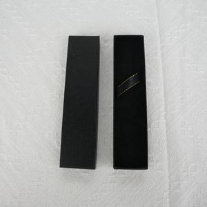 Kutu baskı pazarlık fiyat 16.8*5*2.5cm kalem siyah özel kağıt hediye kalemler için sert durumda kutuları - Product Image 3
