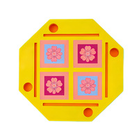 Table de Mahjong Moderne Pliable en Caoutchouc Flottante avec Plateau de Jeu Étanche et Porte-Gobelets – Portable pour Piscine, Plage et Fêtes en Extérieur