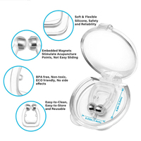 Vente en gros 4 packs de dilatateur nasal super sûr nouveau kit d'arrêt du ronflement avec clips nasaux magnétiques anti-ronflement patchs corporels pour la bouche