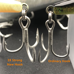 Haut à droite M084 leurre méné flottant de haute qualité hochets appâts durs leurre de pêche à l'achigan <span class=keywords><strong>Jerkbait</strong></span> Pesca - Product Image 6