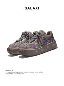 Zapatillas Deportivas Clásicas con Suela Gruesa, Bordadas, Transpirables, de Moda Casual, para Caminar, Estilo Urbano - Product Image 4