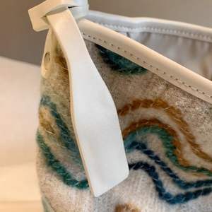 Sac seau vague de sel de mer Sac tissé Sac à bandoulière décontracté de grande capacité - Product Image 4