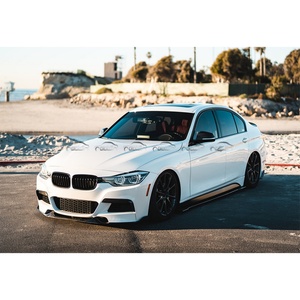 Alerón Inferior de Fibra de Carbono Estilo MAD para BMW F30 M Tech, Divisor de Parachoques Delantero - Product Image 1