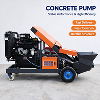 Pompe à béton diesel de haute qualité, petite et portable, pour le transport du béton – Prix des pompes à béton