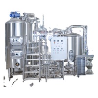 Équipement de fabrication de bière en acier inoxydable TIANTAI 500L électrique chauffé combiné à 3 navires à vendre Restaurant de microbrasserie