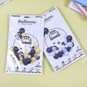 إكسبون مخصصة مطبوعة بالونات اللاتكس بيع بالجملة حزب قوس الطوق مع بطاقات الأمنيات-الاطفال/الكبار زينة الأحداث غلوبوس - Product Image 4