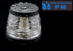 HANSE MARINE 3 nm LED rabattable lumière de poupe de bateau tout autour 360 degrés lumière d'ancrage de bateau 12-24V - Product Image 4