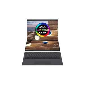 คีย์บอร์ดแบบถอดได้รุ่นใหม่สำหรับ Asu Zenbook S DUO UX8407AA CoPilot+ หน้าจอสัมผัส OLED คู่ขนาด 14.0 นิ้ว AMD A9 แรม 32GB SSD+HDD แล็ปท็อป - Product Image 1