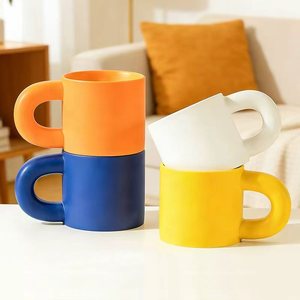 Tazas de cerámica lisas y sencillas de CCH Wholesale, regalos promocionales creativos para oficina - Product Image 5