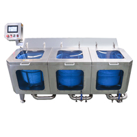 SUS304 Bubbelwas- en ontwateringsmachine met vibratie-ontwatering voor hotels, kantines, fruit- en groenteverwerkingsbedrijven
