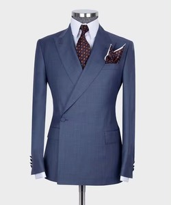 Ensemble de costumes pour hommes à la mode, coupe ajustée, pour marié, <span class=keywords><strong>mariage</strong></span>, deux pièces, <span class=keywords><strong>costume</strong></span> décontracté pour <span class=keywords><strong>homme</strong></span> - Product Image 2