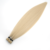 Nano Link Extensions de cheveux humains russes de qualité supérieure, double tirage, cuticules intactes, couleur 603, pointe anneau, mèches premium, qualité fournisseur haut de gamme