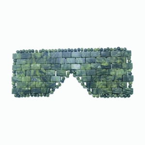 Masque oculaire en jade Xiuyan pour thérapie par le froid, outil de massage et de spa - Product Image 3