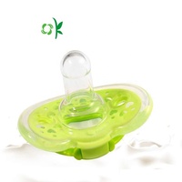 OKSILICONE Bébé Passificateurs Factice Translucide Silicone Bébé Sucette Mamelons Nouveau-Né Confort Sevrage Sommeil