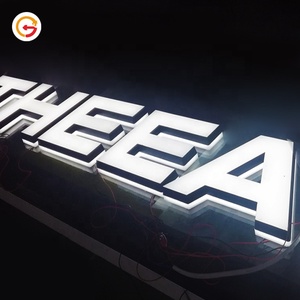 Jaguarsign tùy chỉnh <span class=keywords><strong>led</strong></span> chiếu sáng logo cửa hàng ngoài trời thắp sáng kinh doanh tường dấu hiệu cho nhà hàng trang trí Outlet - Product Image 5