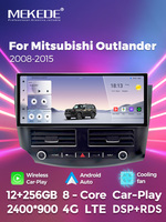 MEKEDE 7870 12.3 2K 2400*900 Écran Android Car-play Auto Audio Lecteur Multimédia ADAS DVR pour Mitsubishi Outlander 2008-2015