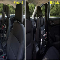 Sac de rangement avant de voiture personnalisé en polyester 600, design minimaliste et moderne, multifonctionnel, à suspendre au dossier du siège arrière, pour tablette