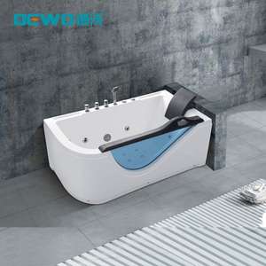 <span class=keywords><strong>Baignoire</strong></span> à remous autoportante en acrylique avec portes en verre pour salle de bain, cuisine, usage extérieur dans les appartements, villas, États-Unis, vente chaude - Product Image 1